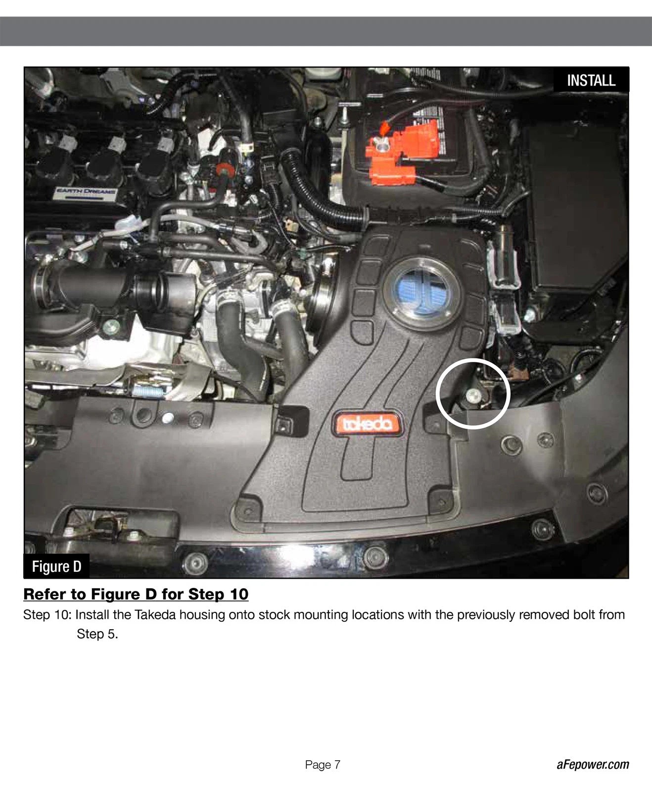 aFe Takeda Momentum Pro Dry S Cold Air Intake System 2018 Honda Accord I4 1.5L (t)