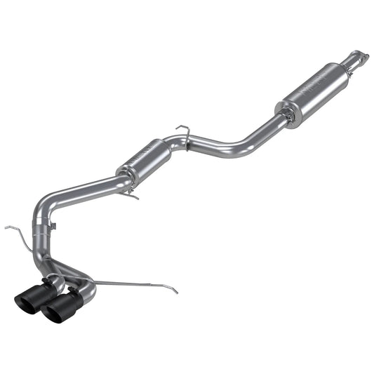 MBRP 13-17 Ford Focus ST 2.0L EcoBoost Dual Center Outlet T409 3in Cat Back w/ Black Tips