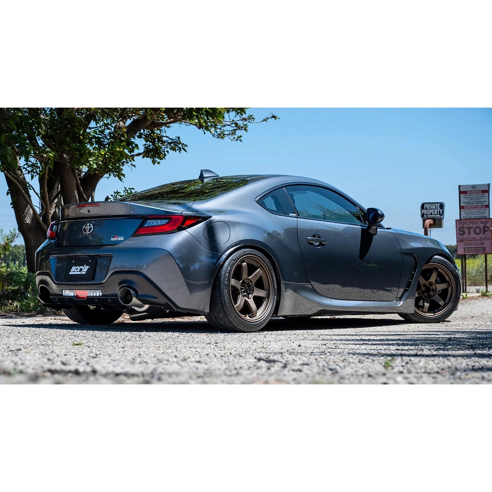 Borla 2022+ Subaru BRZ / 2022+ Toyota GR86 ATAK Cat Back Exhaust - 4.5in Stainless Tips