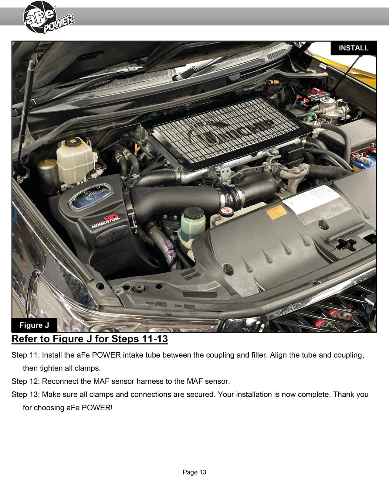 aFe 08-21 Toyota Land Cruiser (J200) V8-4.5L (td) Momentum HD Air Intake System w/ Pro 10R Filter