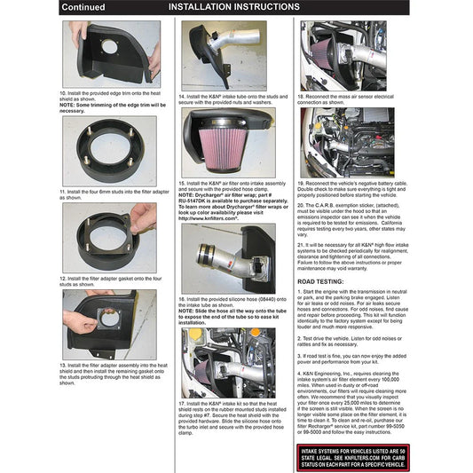 K&N 08-11 WRX/STi Black Typhoon Short Ram Intake