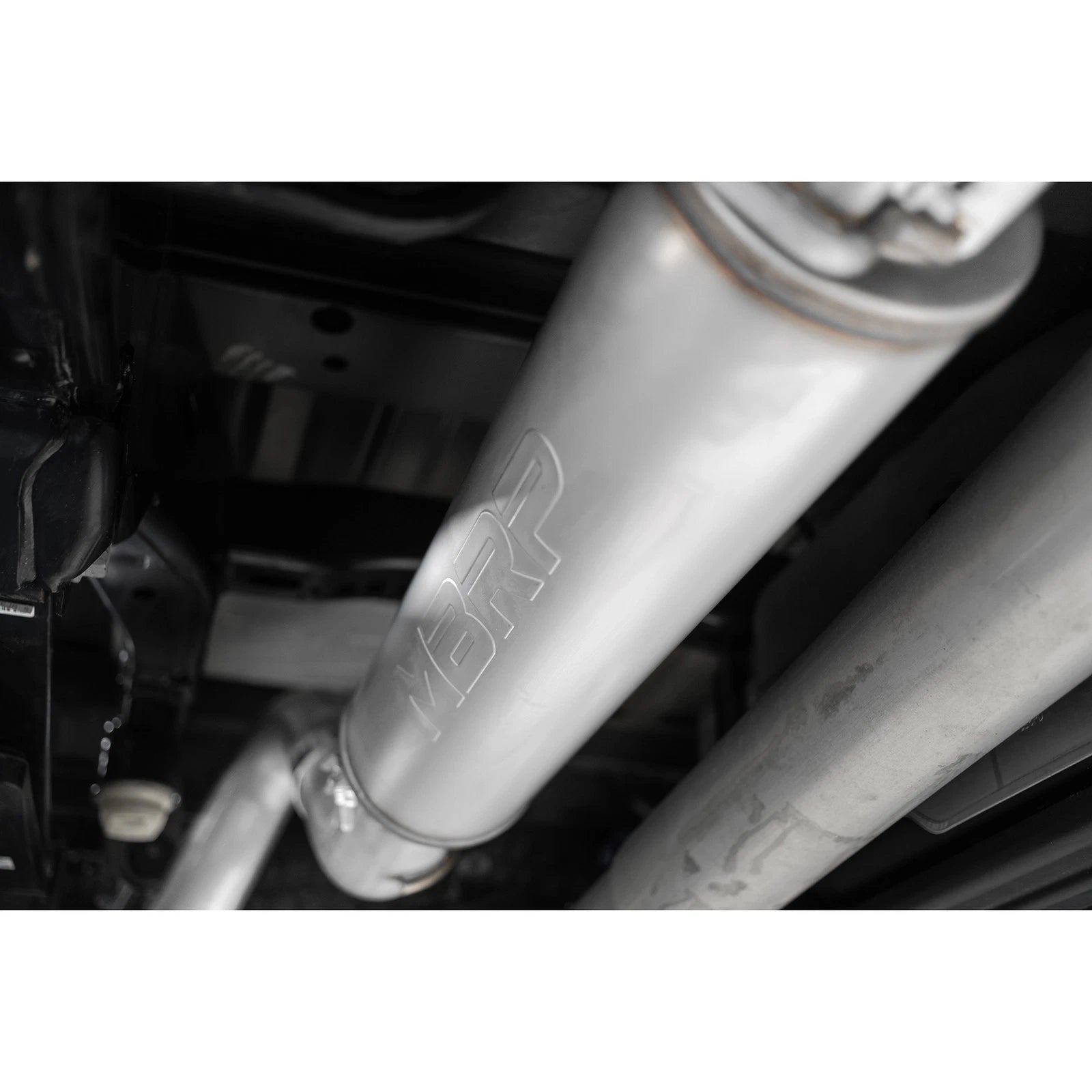 MBRP 2021+ Ford F150 2.7L/3.5L/5.0L 4in T304 Stainless Steel Cat-Back - RACE VERSION