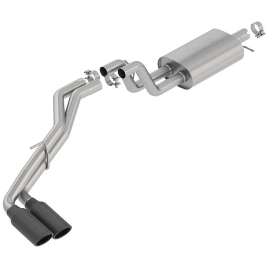 Borla 2019 Ford Ranger XL/XLT/Lariat 2.3L 2/4WD WB S-Type Catback Exhaust w/ Dual Blk Chrome Tips