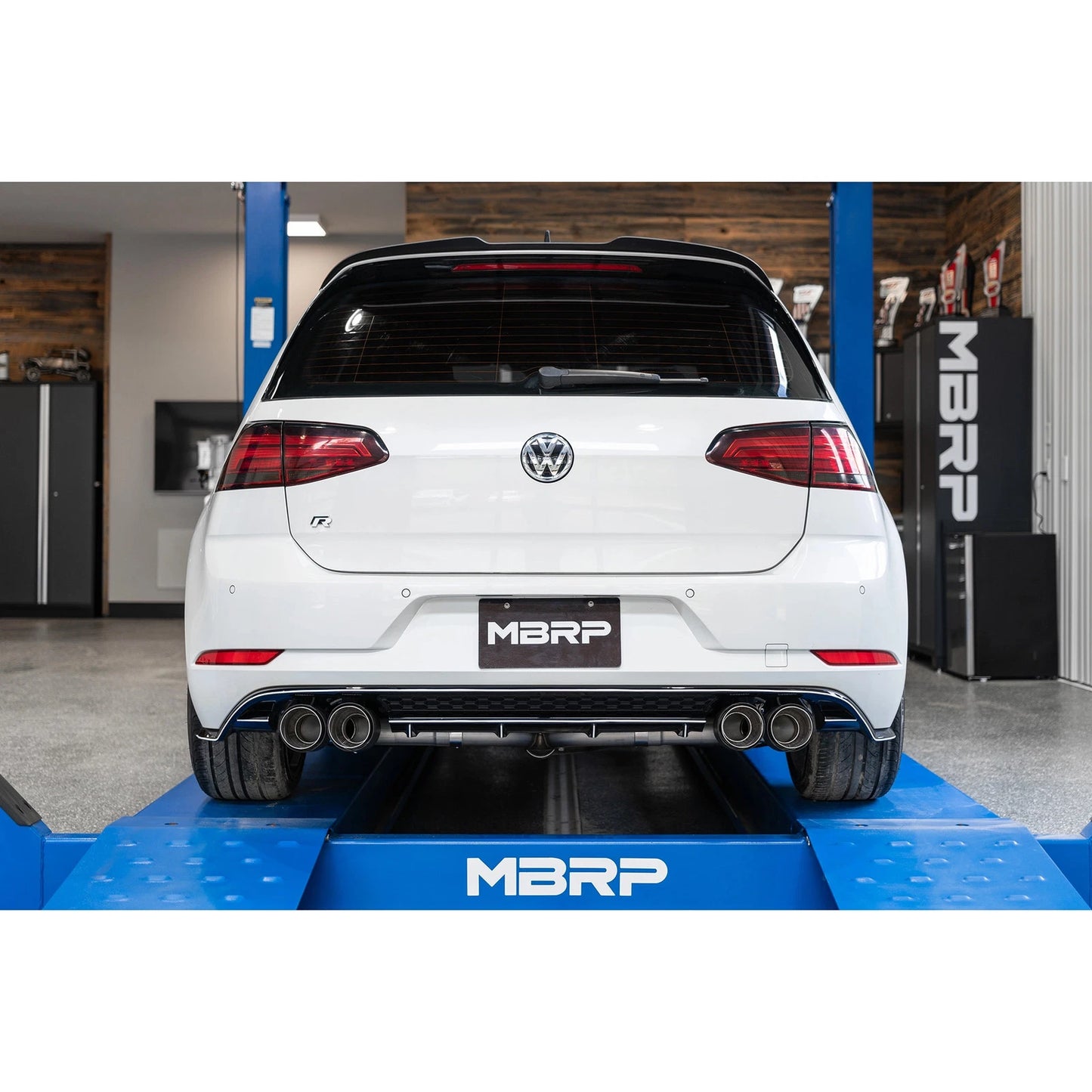 MBRP 15-19 VW Golf R MK7/MK7.5 3in T304 Cat Back Exhaust w/ Carbon Fiber Tips