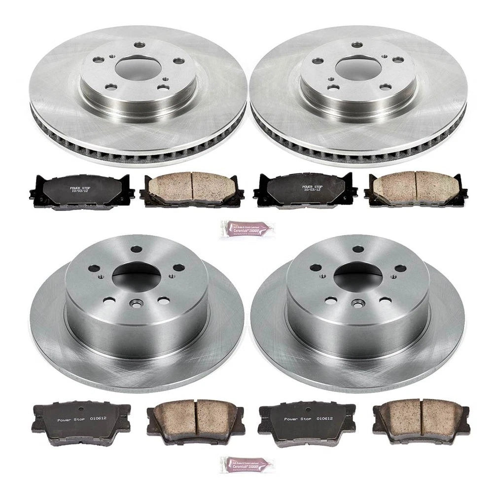 Power Stop 13-18 Lexus ES300h Front & Rear Autospecialty Brake Kit
