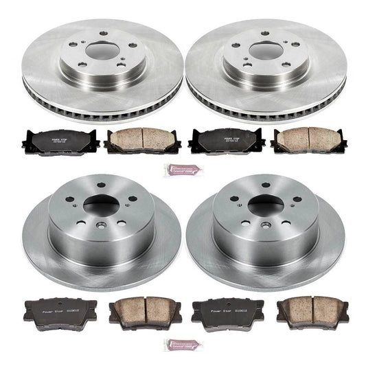Power Stop 13-18 Lexus ES300h Front & Rear Autospecialty Brake Kit