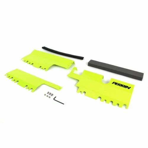 PERRIN 15-21 Subaru WRX/STI Radiator Shroud (With/Without OEM Intake Scoop) - Neon Yellow