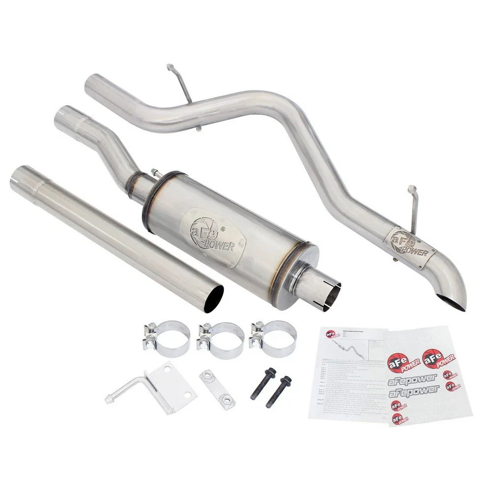 aFe MACHForce XP 2.5in SS-409 Cat-Back Exhaust 07-16 Jeep Wrangler (JK) V6-3.6L/3.8L (2-4 Door)