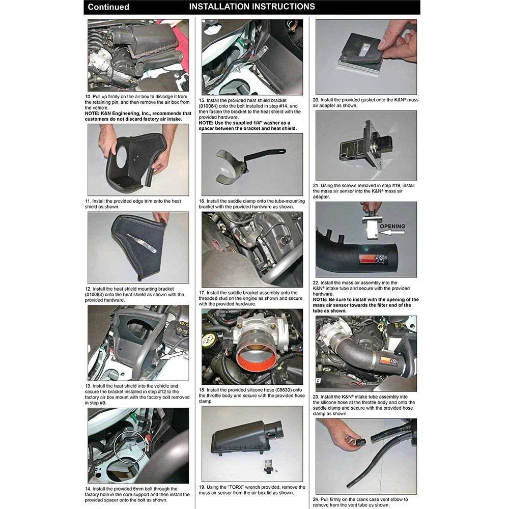 K&N 03-04 Ford Thunderbird V8-3.9L Performance Intake Kit