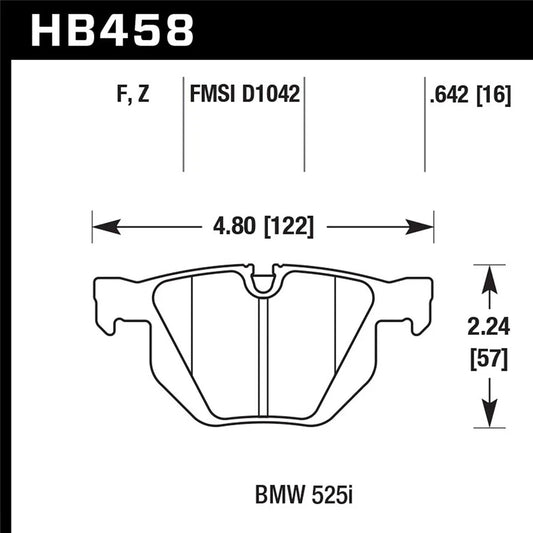 Hawk 04-06 BMW 525I / 06-07 BMW 525Xi/530Xi / 08-10 528I / 04-07 530I / 08-09 535Xi / 09-10 535i  HP