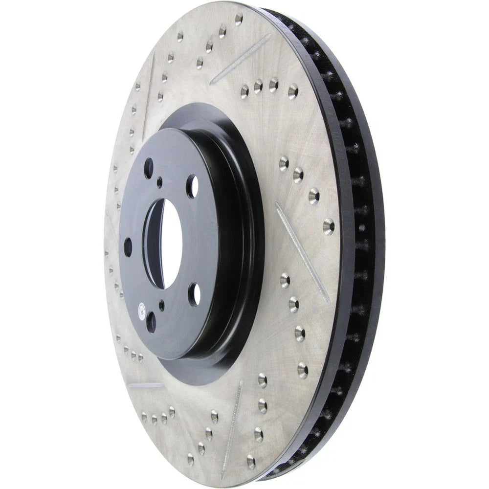 StopTech 5/93-98 Toyota Supra Turbo Right Front Slotted & Drilled Rotor