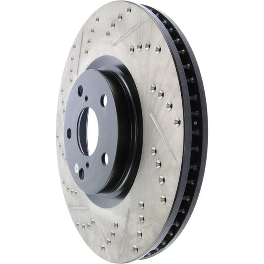 StopTech 5/93-98 Toyota Supra Turbo Right Front Slotted & Drilled Rotor