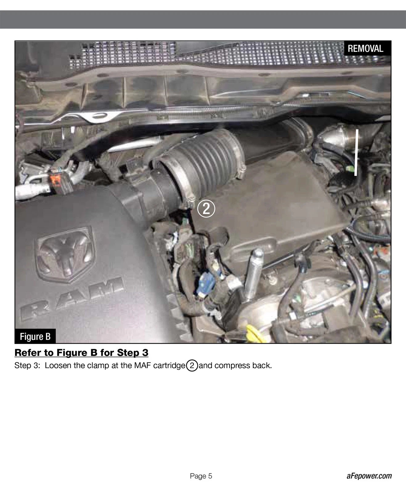 aFe Momentum HD AIS PRO 5R Intake 2014 RAM 1500 EcoDiesel V6-3.0L (td)