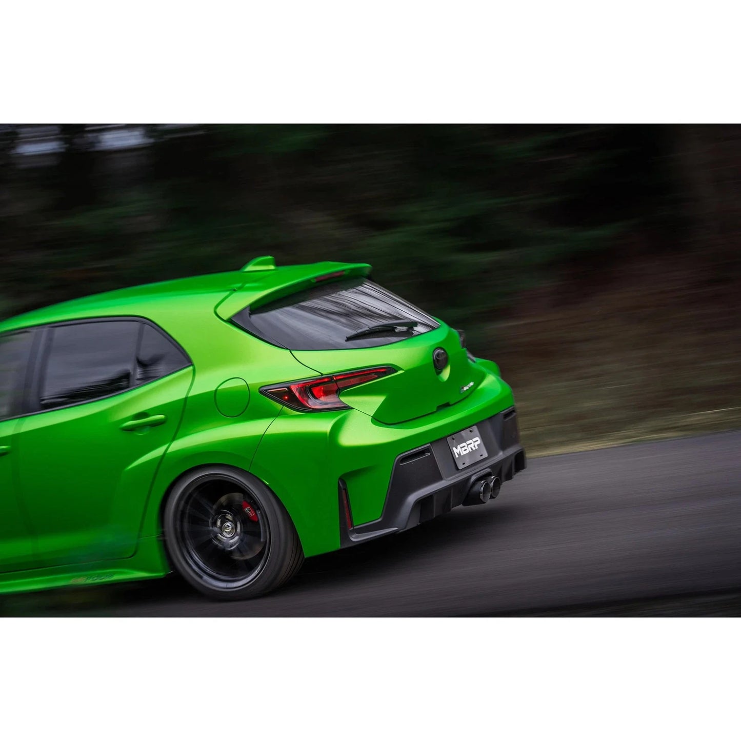 MBRP 2023 Toyota Corolla GR 1.6L T304 SS 3in Cat-Back Dual Center Rear w/ Burnt End Tips