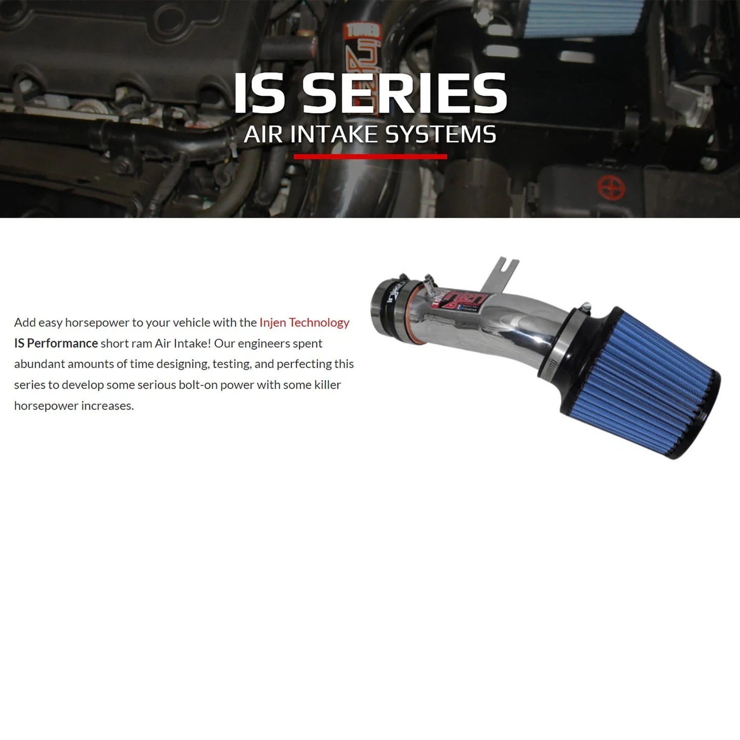 Injen 96-98 Civic Ex Hx EL(Canada) Polished Short Ram Intake
