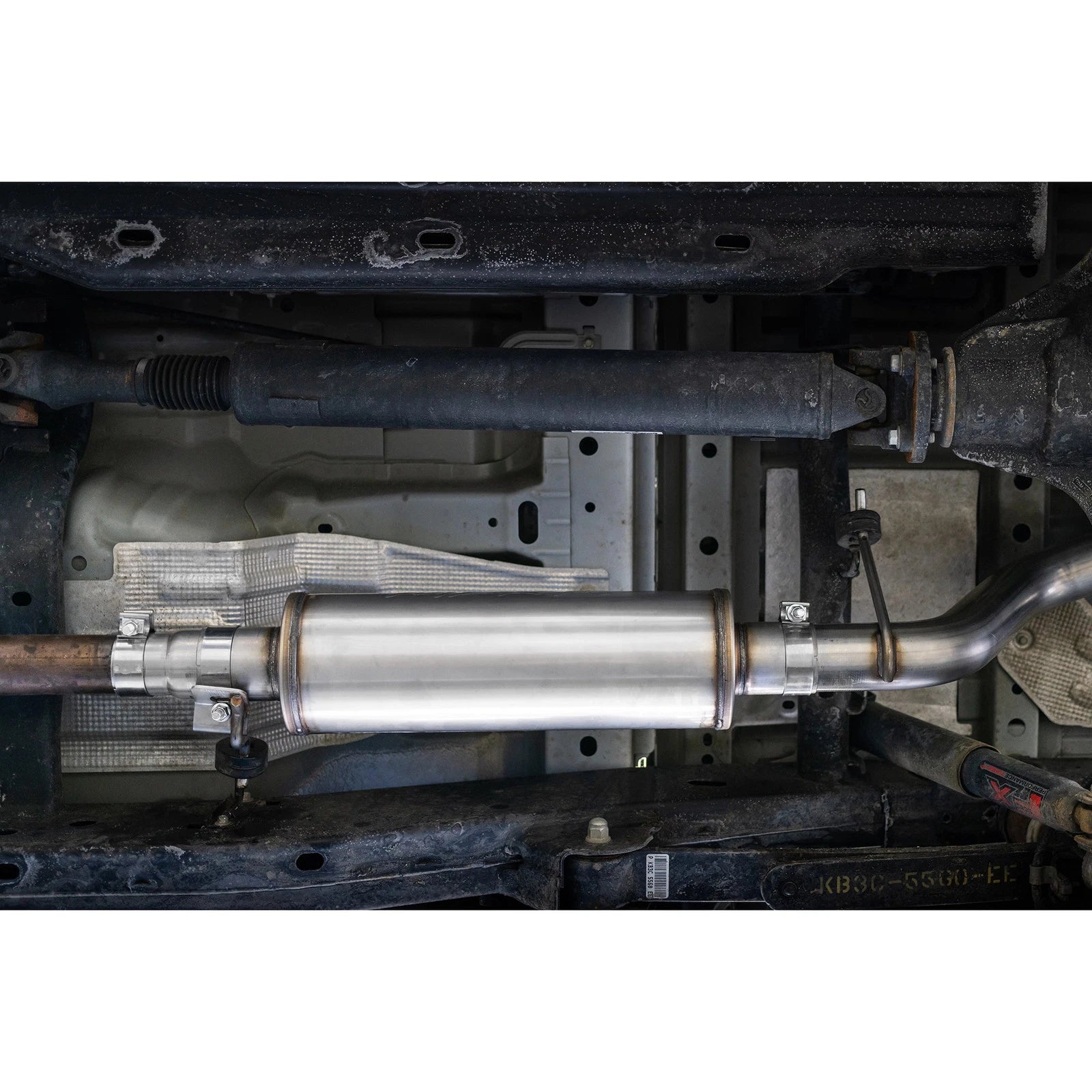 MBRP 19-20 Ford Ranger 2.3L 3in Dual Split Rear Outlet 4in OD Tips Black Coated Cat Back Exhaust