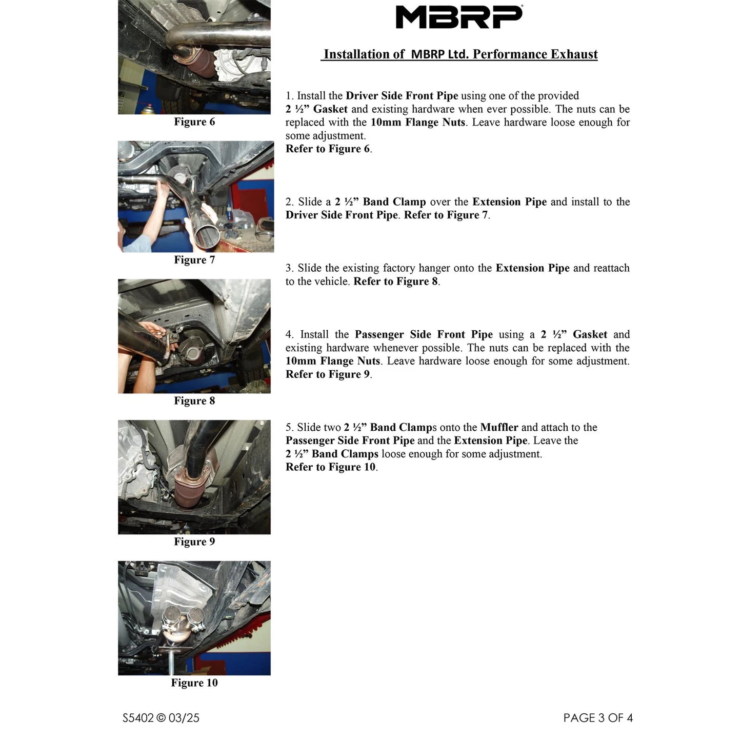 MBRP 2004-2009 Nissan Titan 5.6L EC/CC Cat Back Dual Split Rear