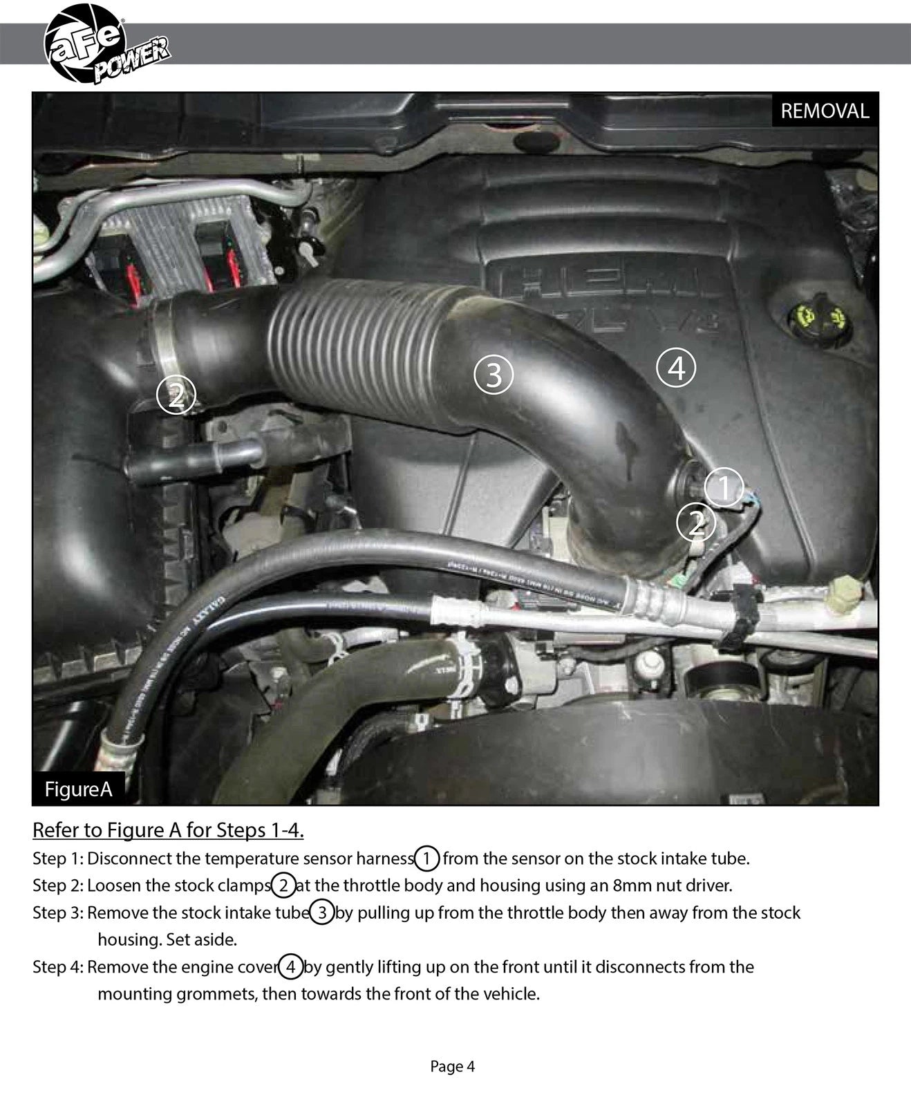 aFe Quantum Pro 5R Cold Air Intake System 09-18 Dodge RAM 1500 V8-5.7L
