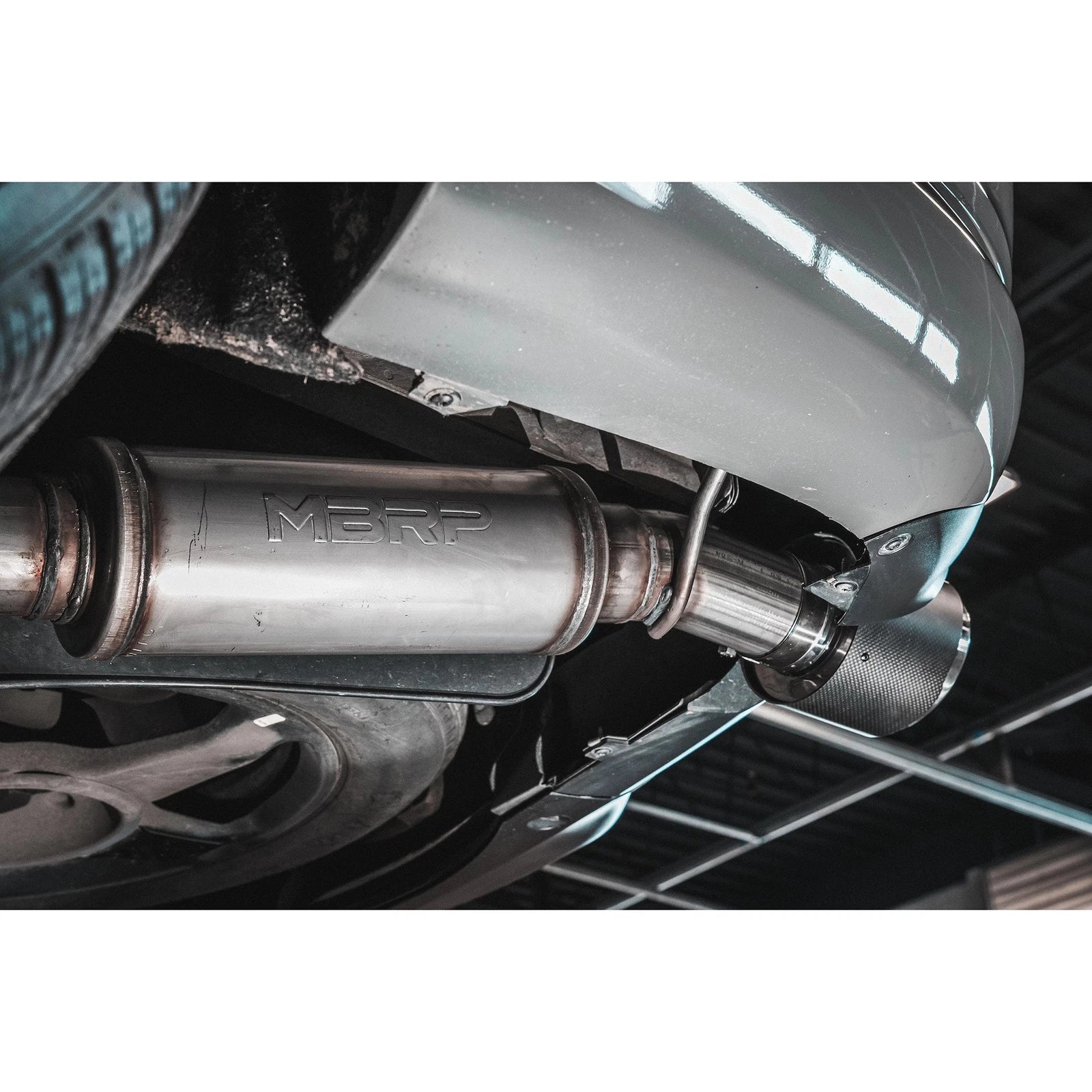 MBRP 18-23 Dodge Durango SRT 6.4L Armor Pro T304 SS 3in Cat Back Exhaust Dual Rear Exit w/ CF Tips