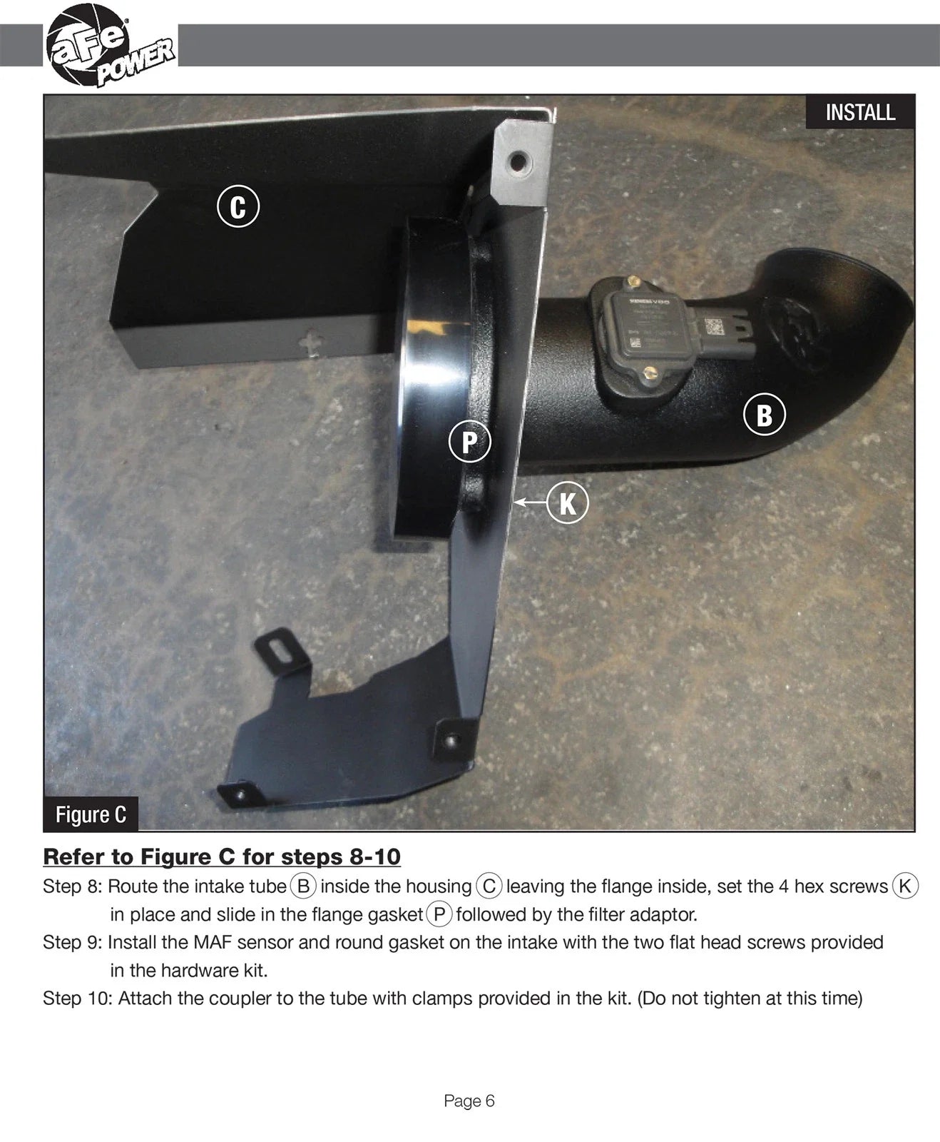 aFe MagnumFORCE Intakes Stage-2 P5R AIS P5R BMW Z4 3.0i (E85/E86) 06-08 L6-3.0L