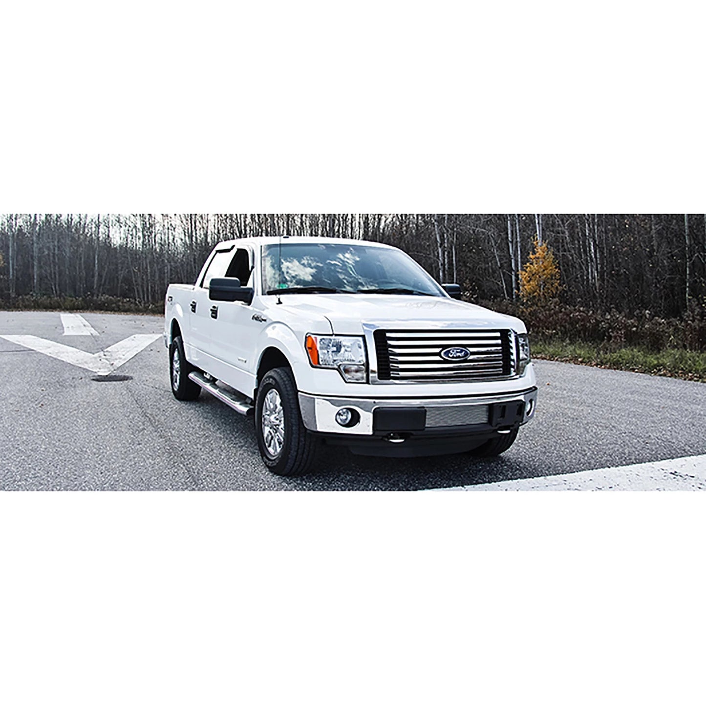 MBRP 09-14 Ford F150 T304 Pre-Axle 4.5in OD Tips Dual Outlet 3in Cat Back Exhaust