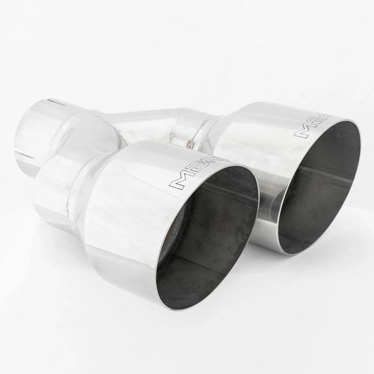 MBRP Universal T304 SS Dual Tip 4in OD/2.5in Inlet