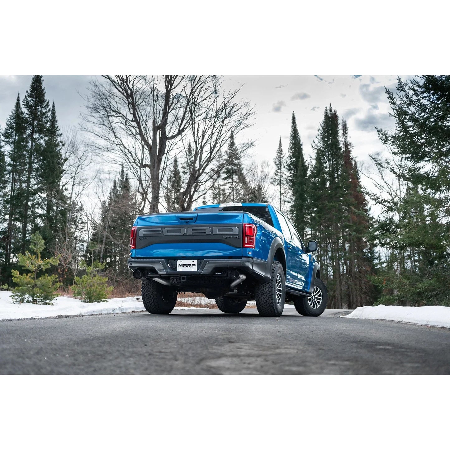 MBRP 17-20 Ford F-150 Raptor 3.5L Ecoboost Dual Rear Exit T409 3in Resonator Back Exhaust System