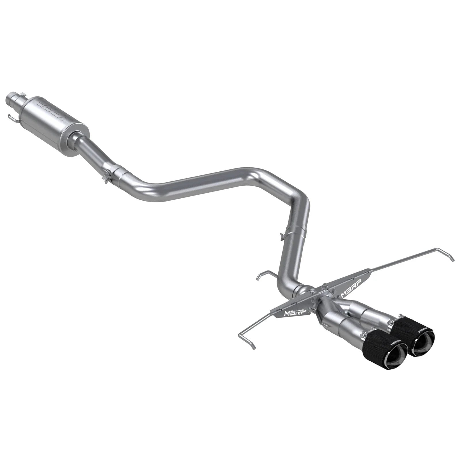 MBRP 2019+ MBRP Hyundai Veloster Turbo Cat Back - T304 Stainless - Carbon Fiber Tip