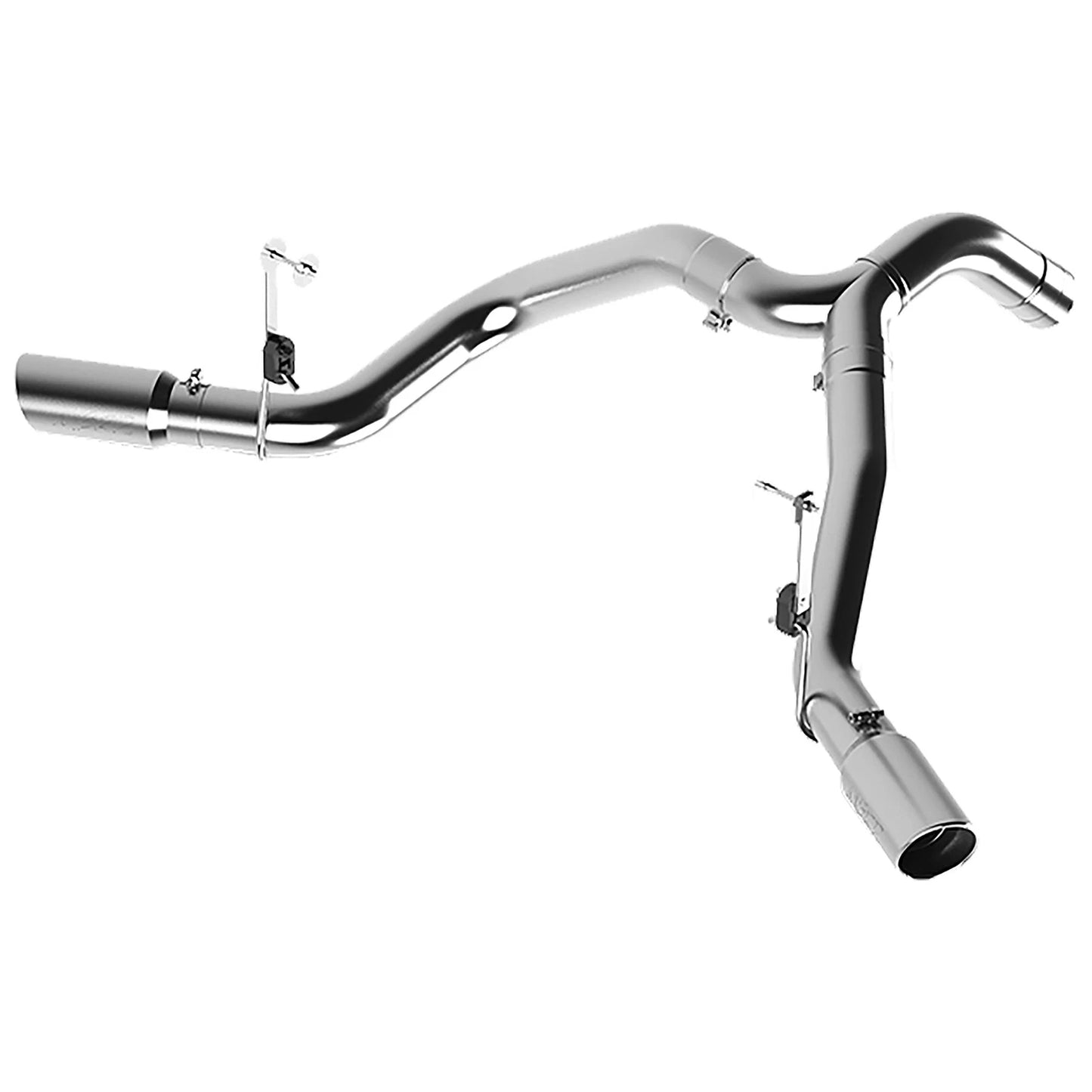 MBRP 13-15 Dodge 25/3500 Cummins 6.7L(Excl. CC/SB)4in Filter Back Cool Duals AL(Leaf Spring)