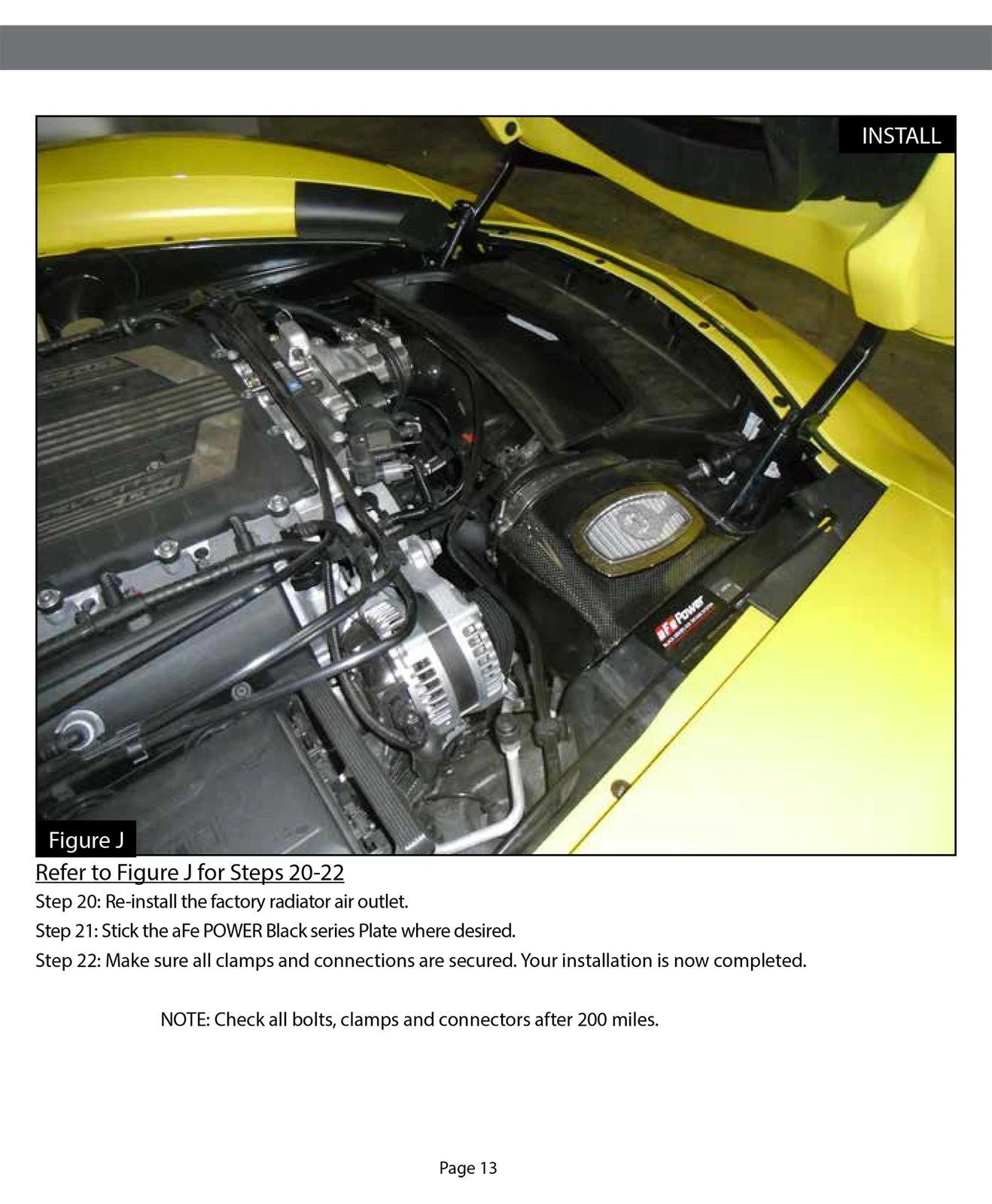 aFe Momentum Carbon Fiber Cold Air Intake System PDS/P5R 15-16 Chevrolet Corvette Z06 V8-6.2L