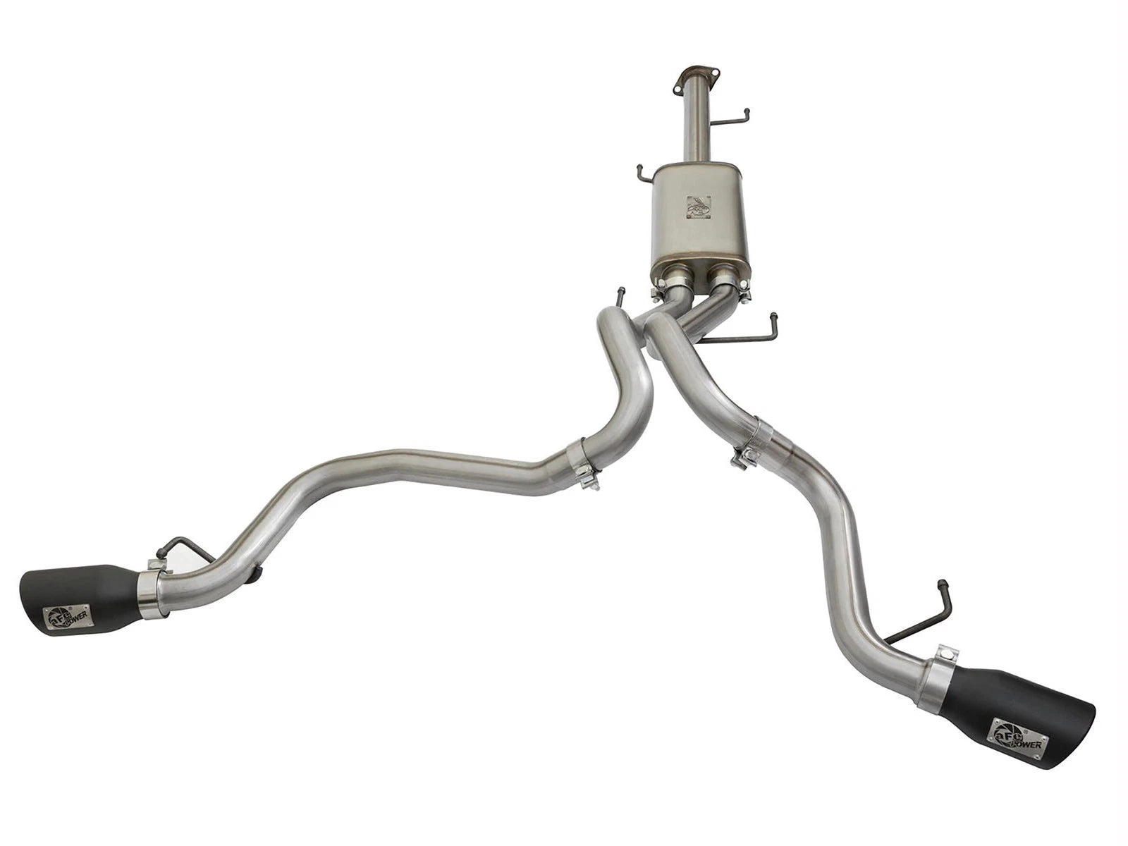 aFe MACH Force-Xp 3in - 2.5in SS Cat-Back Dual Exhaust w/Black Tips 07-14 Toyota FJ Cruiser 4.0L