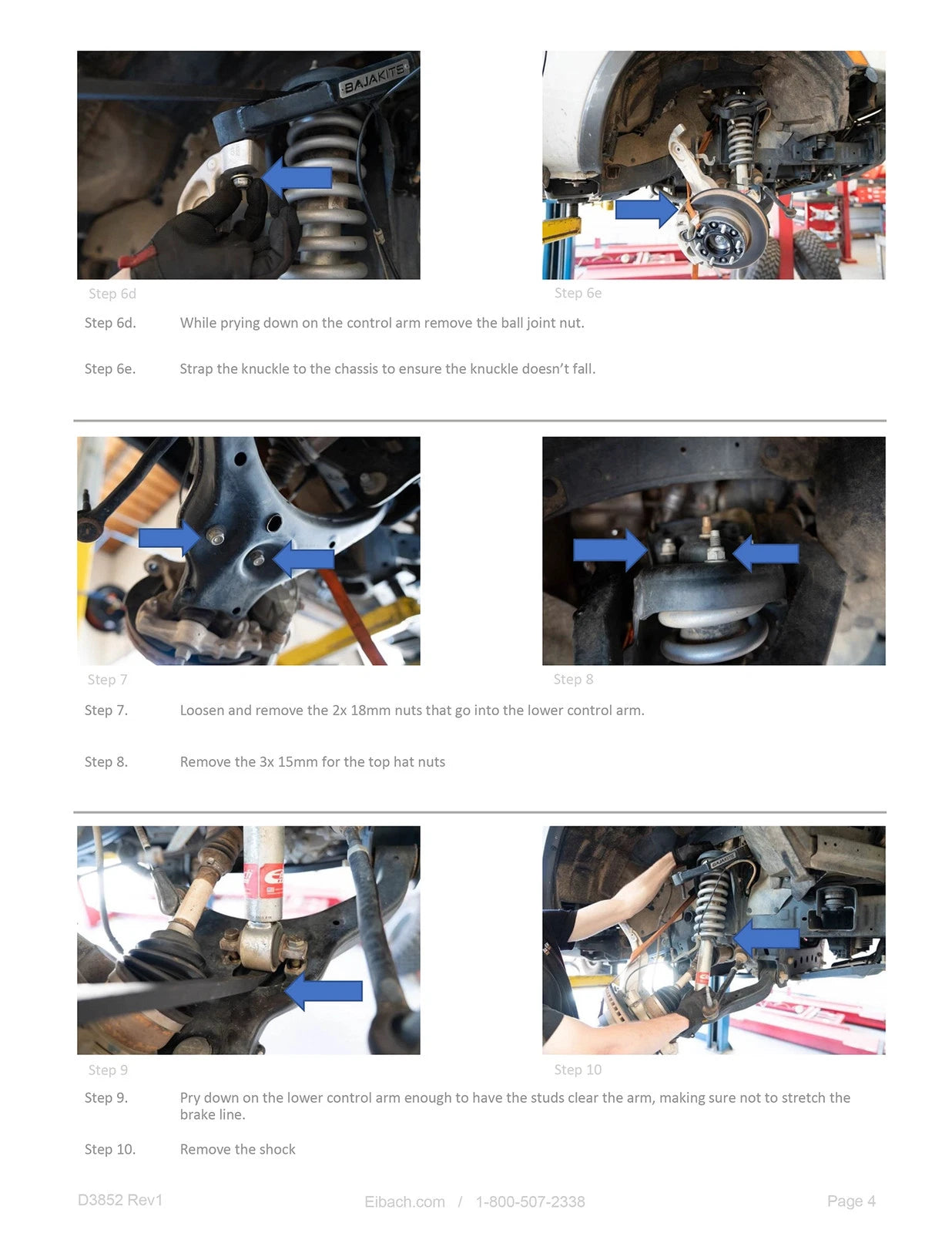 Eibach Pro-Truck Coilover 2.0 Front for 18-20 Ford Ranger 2WD/4WD