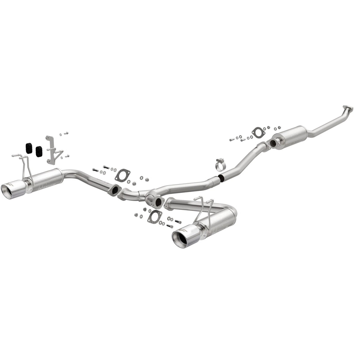 MagnaFlow 16-18 Honda Civic L4 2.0L Street Series Cat-Back Exhaust w/ Polished Tips