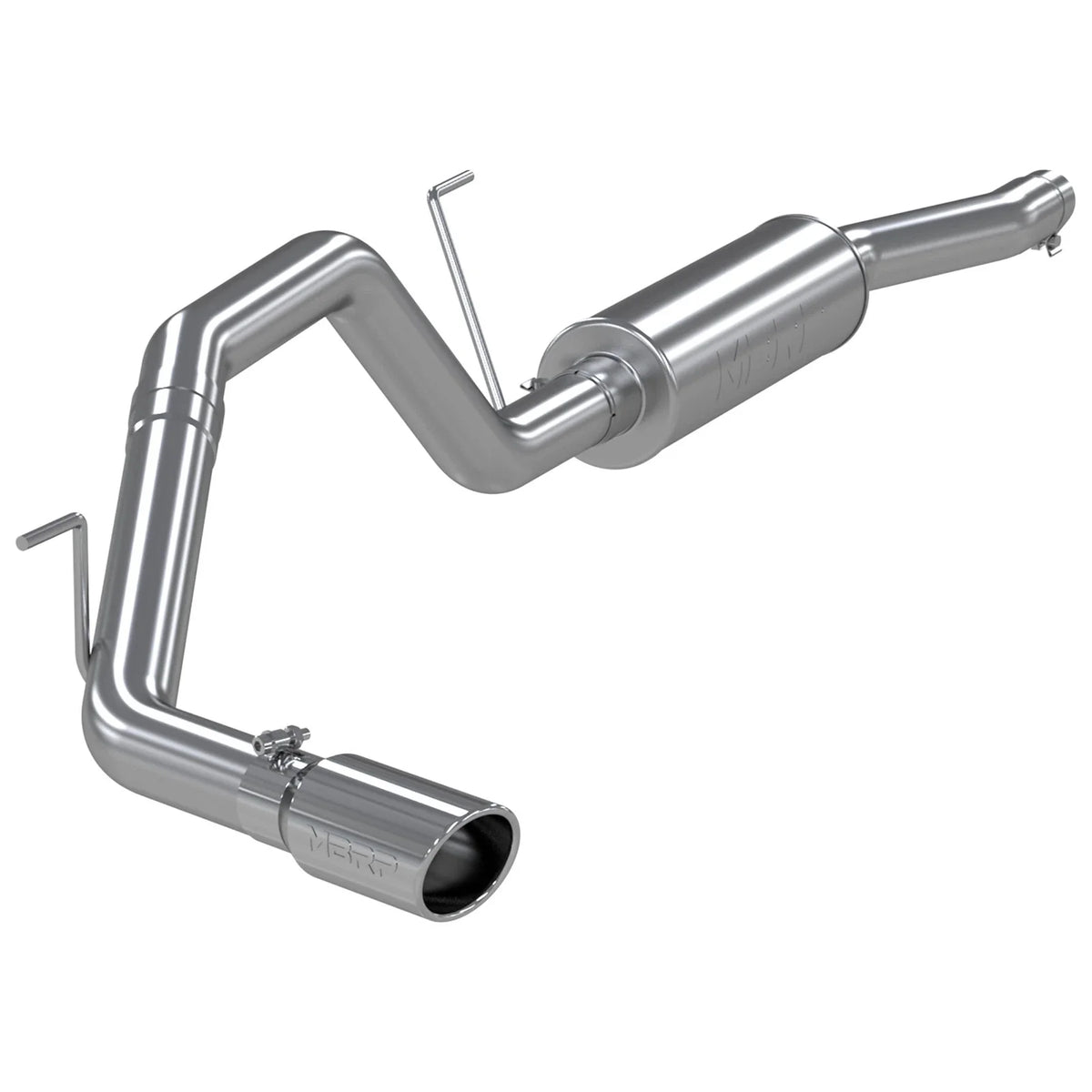 MBRP 2004-2006 Nissan Titan 5.6L EC/CC Cat Back Single Side