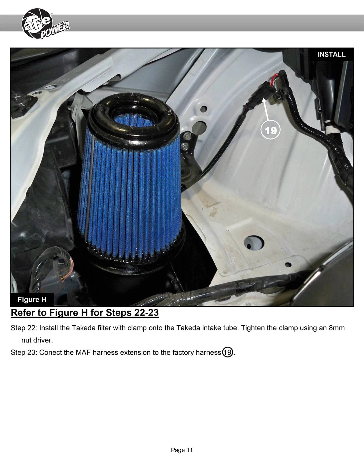 aFe 20-24 Subaru Outback Takeda Momentum Pro 5R Cold Air Intake Filter
