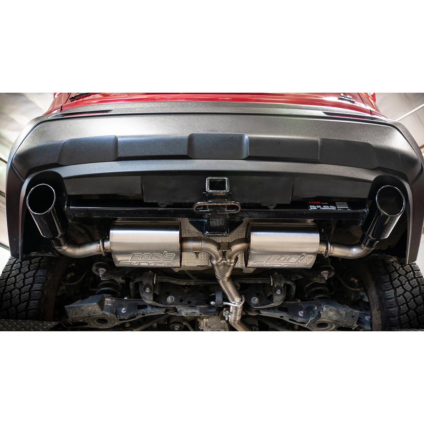 Borla 19-25 Toyota RAV4 Hybrid 2.25 S-Type Cat Back Exhaust - Black Chrome