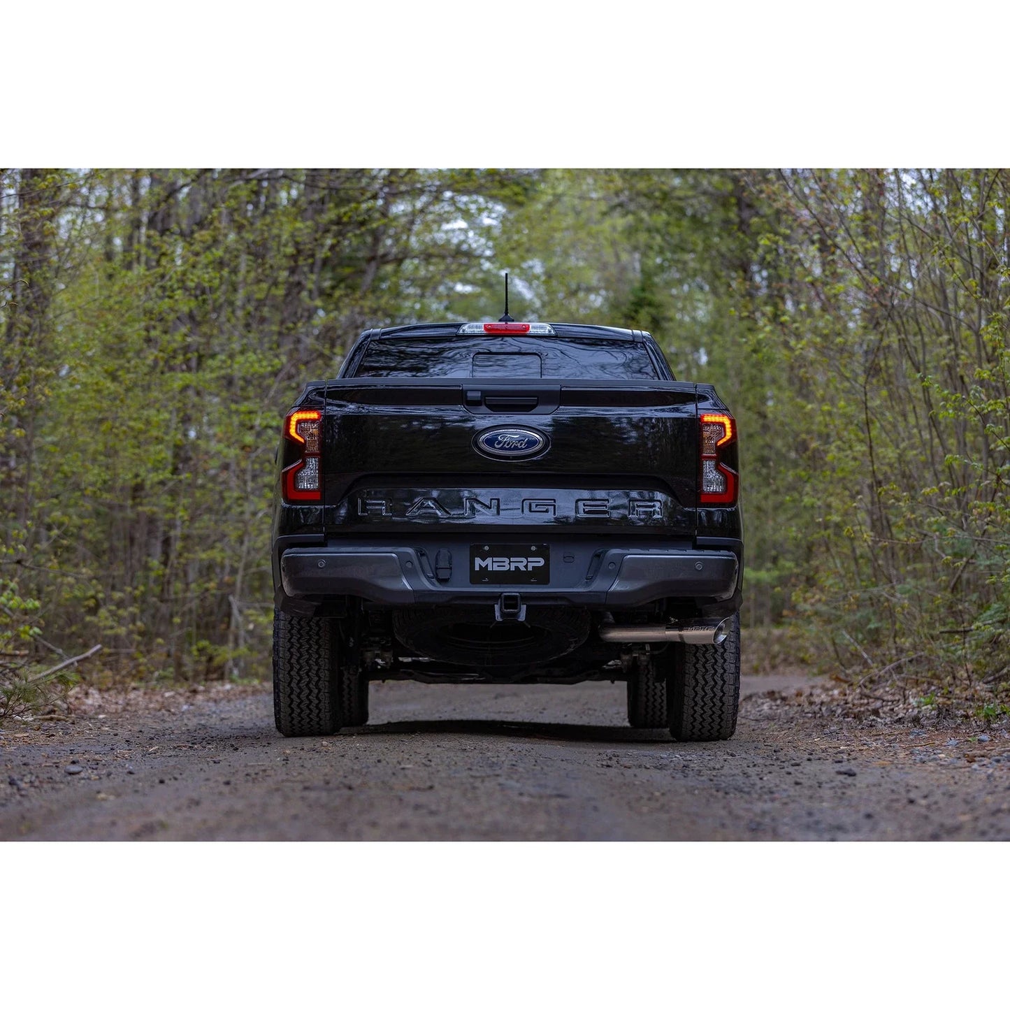 MBRP 2024 Ford Ranger T304 SS Single Side Outlet 3in Cat Back Exhaust