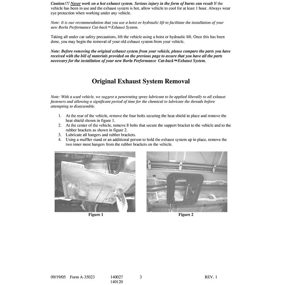 Borla 04-06 Mini Cooper S (Incl. Convertible) Normal Cat-back