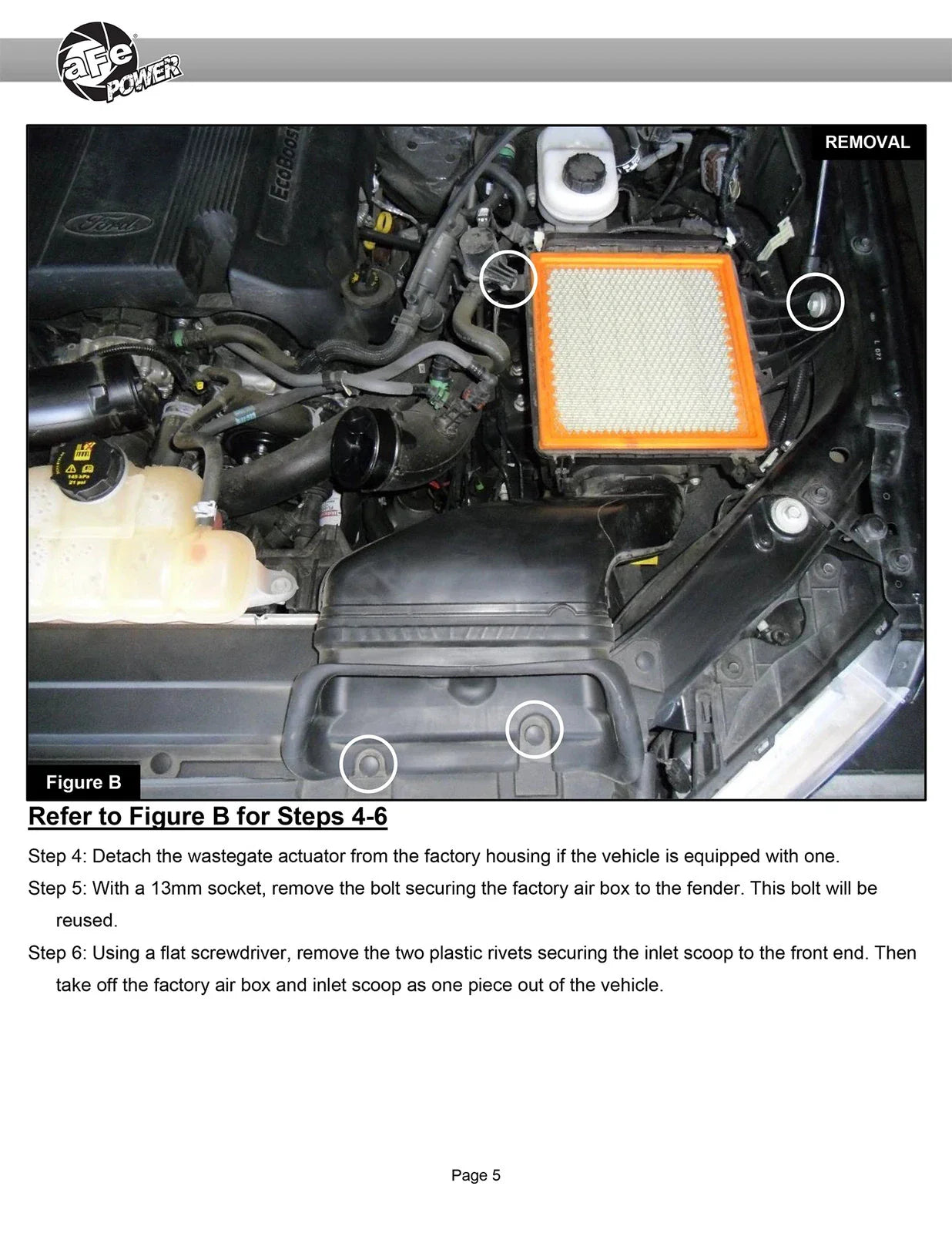 aFe 15-24 Ford F-150 EcoBoost V6 2.7L/3.5L (tt) Quantum Cold Air Intake System w/ Pro DRY S Filter