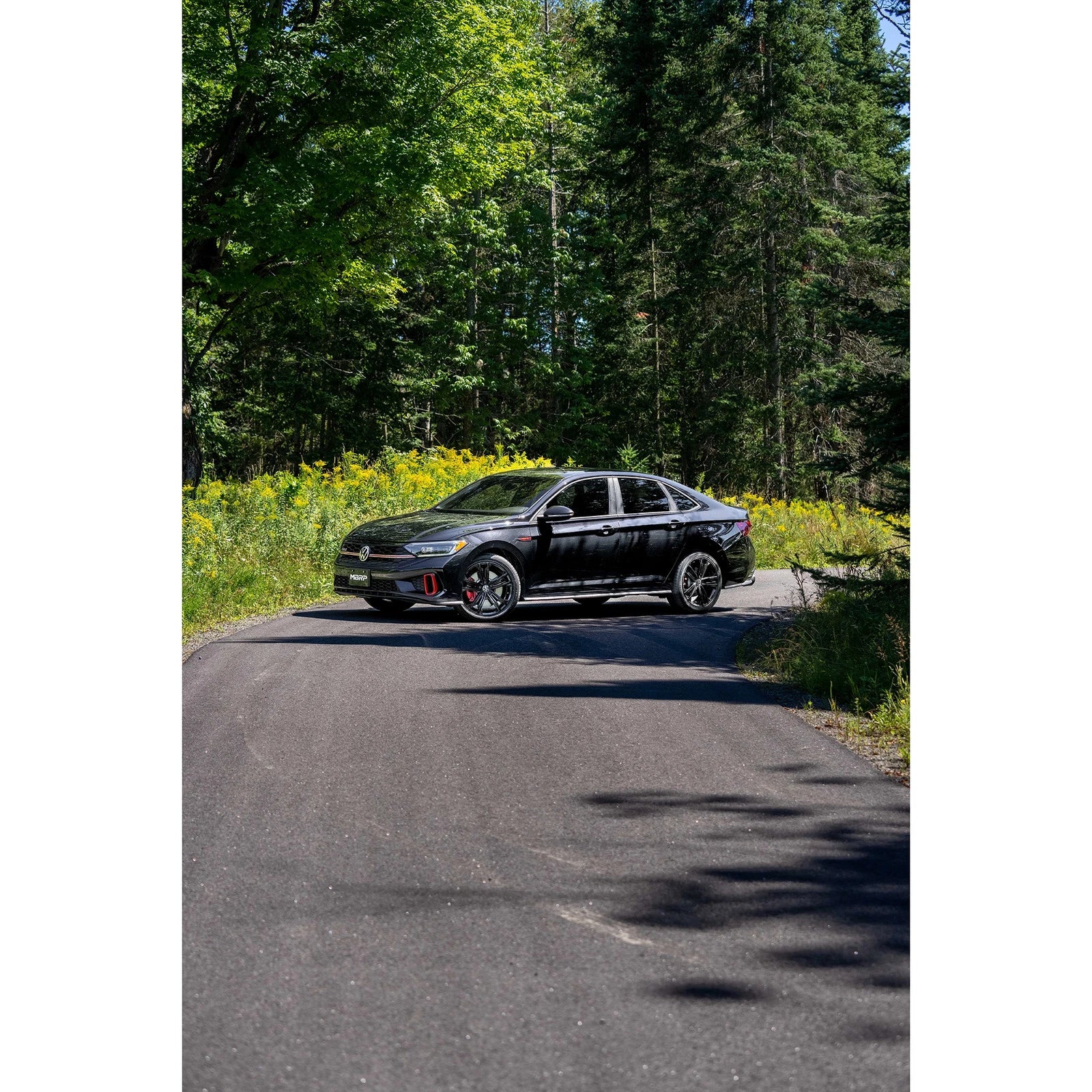 MBRP 2022 VW Jetta GLI 2.0 TSI 3in Cat Back T304 SS 2.5in Dual Split Rear w/ Carbon Fiber Tips