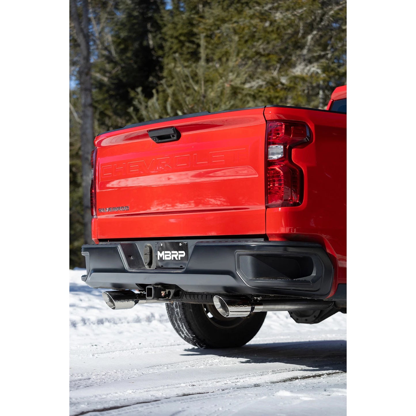 MBRP 2019+ Chevrolet Silverado 1500 / 2019+ GMC Sierra 1500 Alum. 3in Armor Lite Cat-Back Exhaust