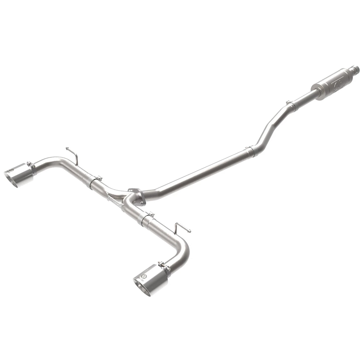 aFe Takeda 2-1/2in 304 SS Cat-Back Exhaust w/ Polished Tips 14-18 Mazda 3 L4 2.0L/2.5L