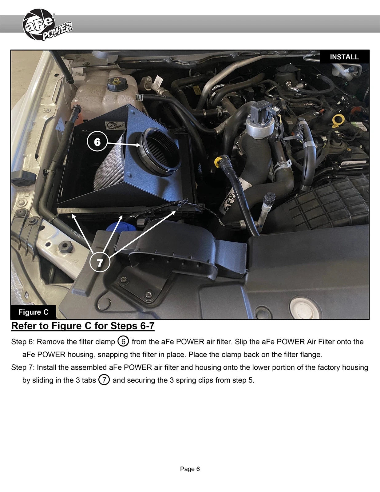 aFe Rapid Induction Cold Air Intake System w/Pro 5R Filter 19-20 Ford Ranger L4 2.3L (t)