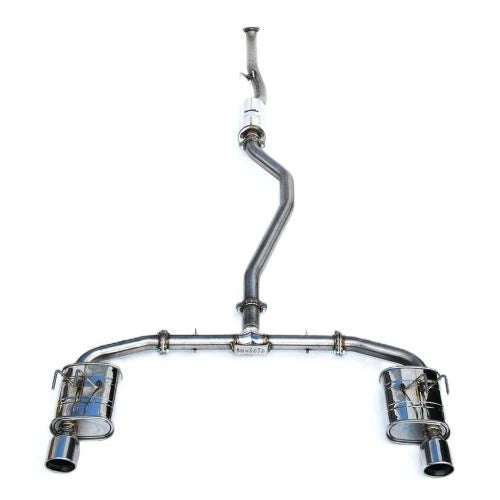 Invidia 2022+ Honda Civic Si (1.5T) 70mm Q300 Cat Back Exhaust - Rolled SS Tips