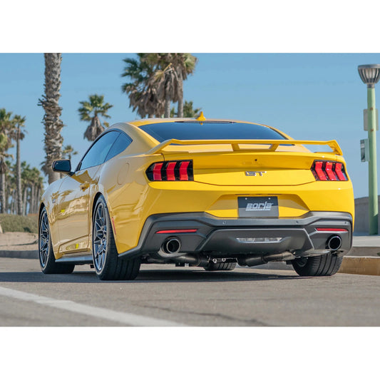 Borla 2024 Ford Mustang GT 5.0L V8 w/o Active Exhaust ATAK Cat-Back Exhaust System - Black Chrome