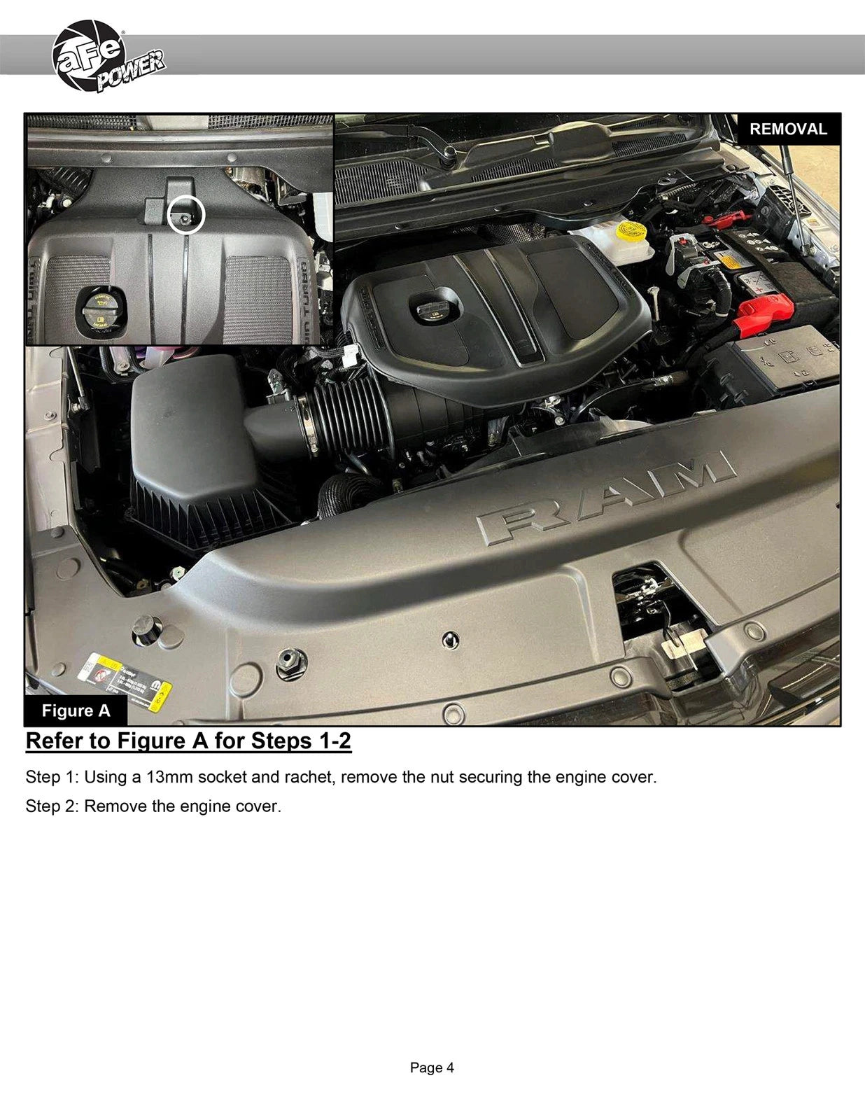aFe 2025 RAM 1500 L6-3.0L (tt) Momentum GT Red Edition Cold Air Intake w/ Pro Dry S Filter (MOQ 12)