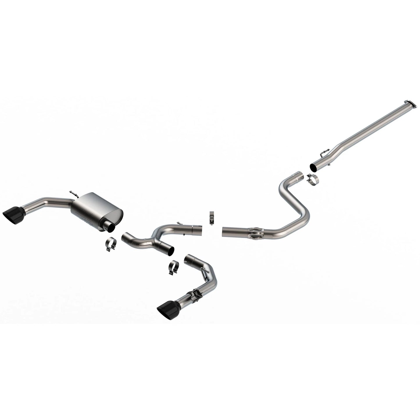Borla 22-23 Hyundai Elantra N 2.0L 4 CYL. Turbo AT/MT ATAK Catback Exhaust Black Chrome