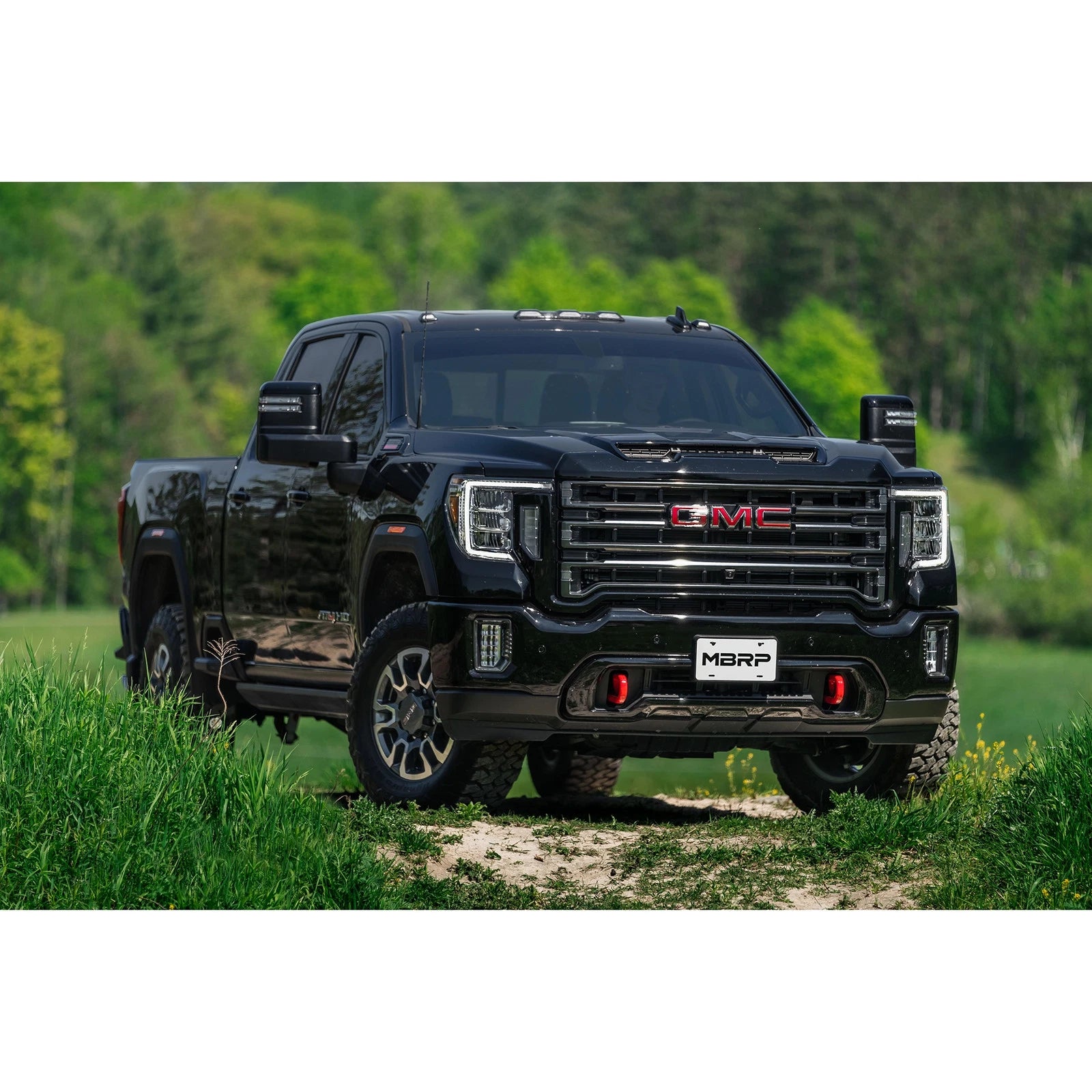 MBRP 20-23 Chevrolet Silverado 2500HD 6.6L Armor Lite AL Steel Single Side Exit 5in DPF Back Exhaust