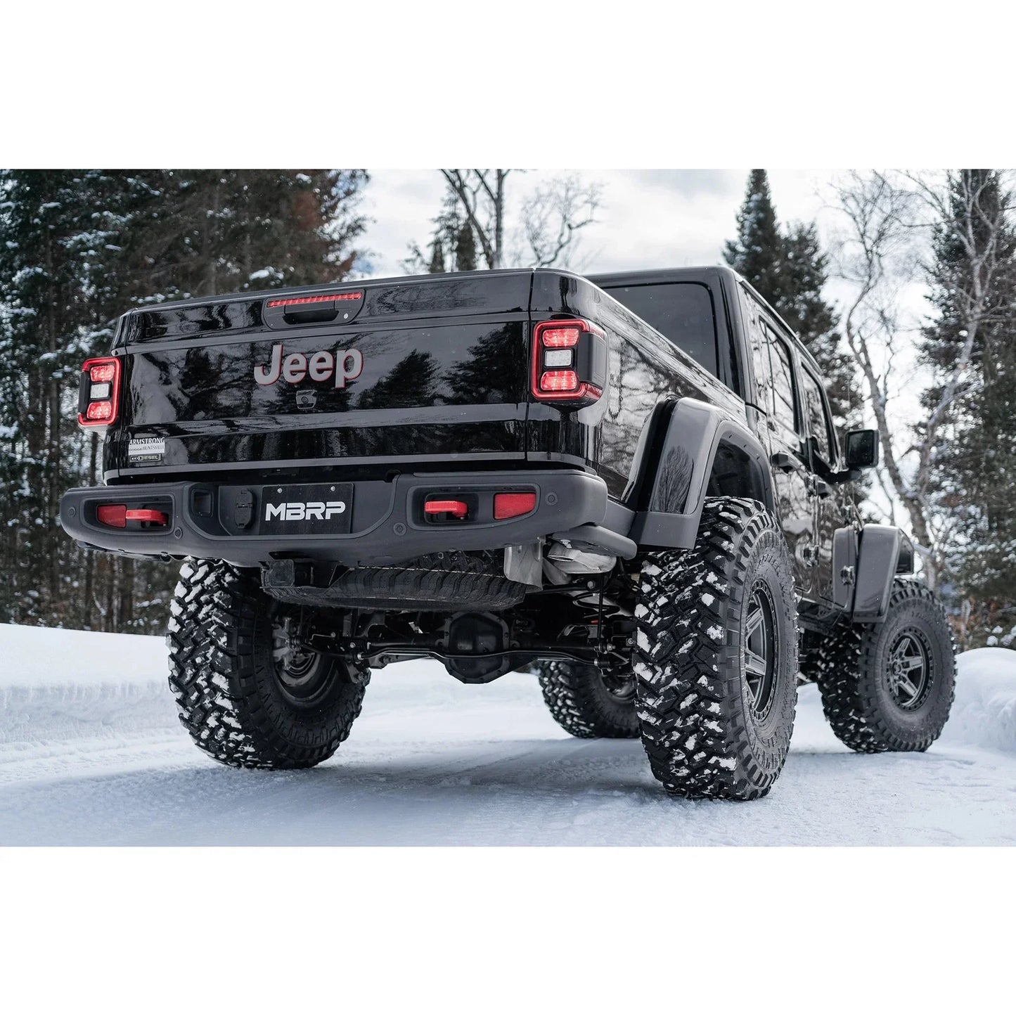 MBRP 2021+ JEEP Gladiator JT 3.0L EcoDiesel XP Series T304SS 3in Filter Back w/ Rear Turn Down