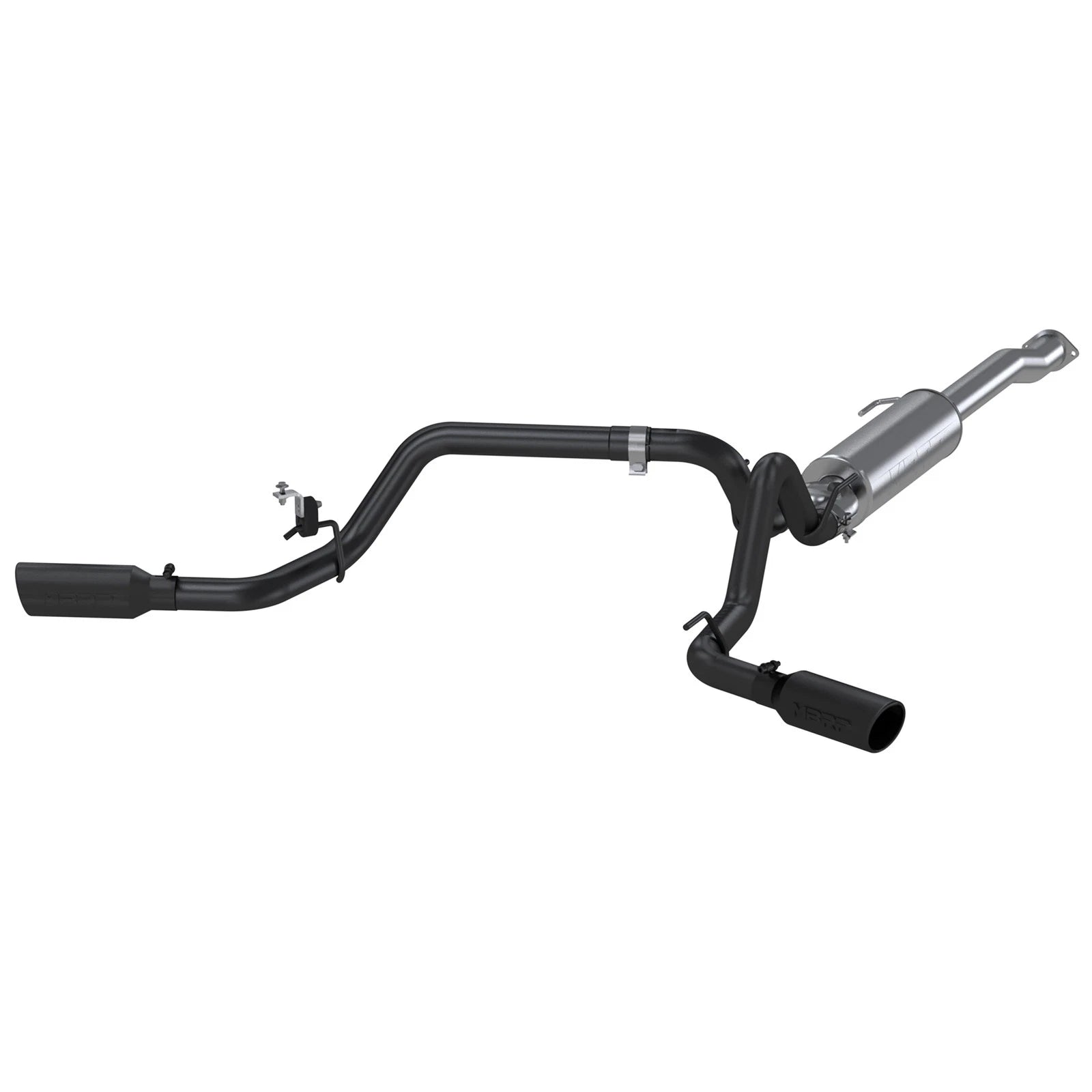MBRP 2016 Toyota Tacoma 3.5L 3in Cat Back Dual Split Side Black